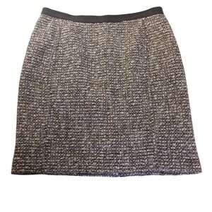 Talbots Wool Blend Tweed Skirt Lined Classic Fit‎ Brown Textured Women's 6P